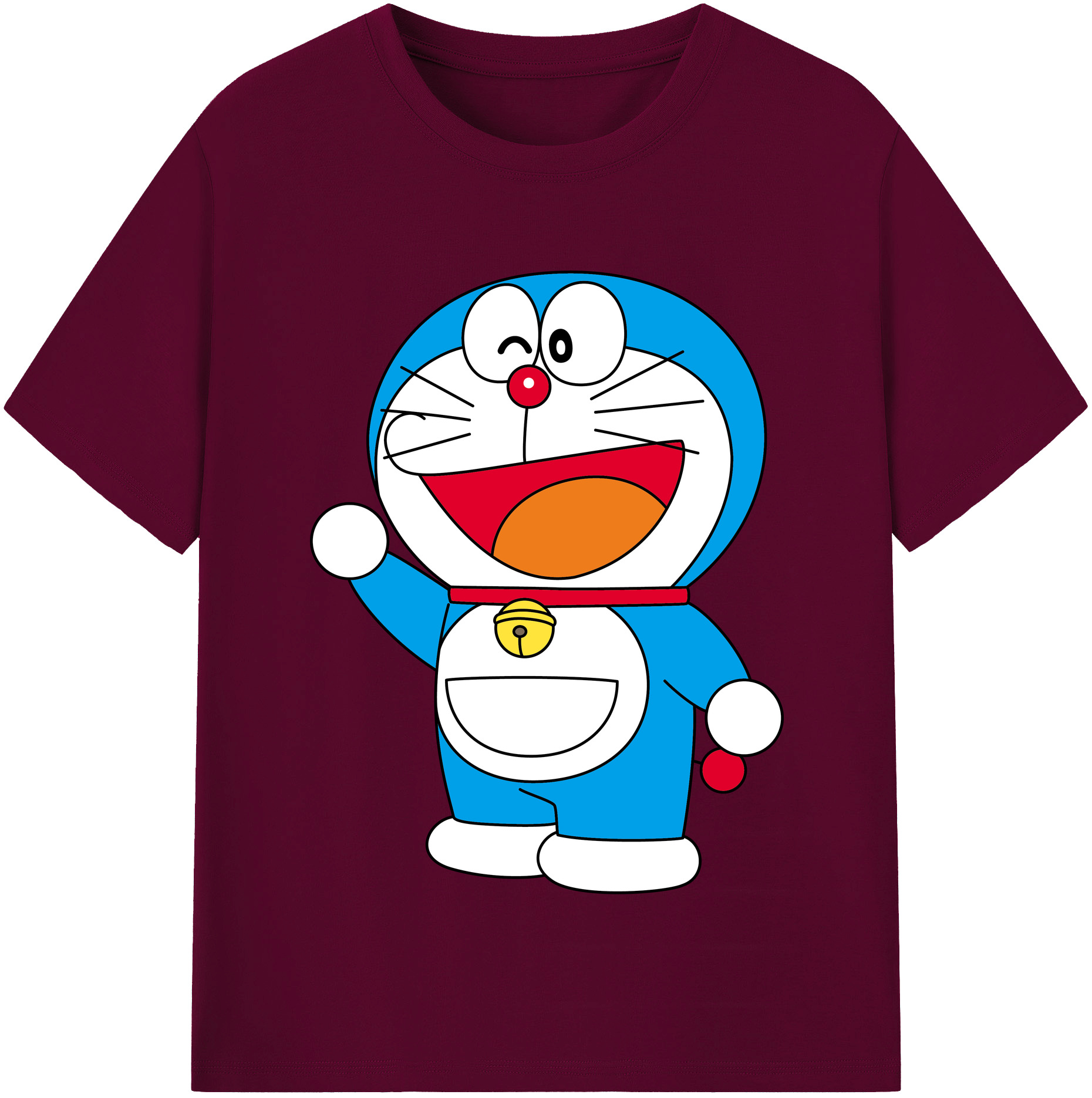（画像用） ドラえもん Doraemon レディースカジュアルプリントTシャツ（綿100％）